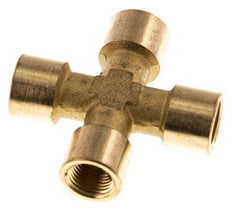 G 1/8'' Female Brass Cross 16 Bar [2 Pieces]