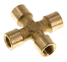 G 1/8'' Female Brass Cross 16 Bar [2 Pieces]