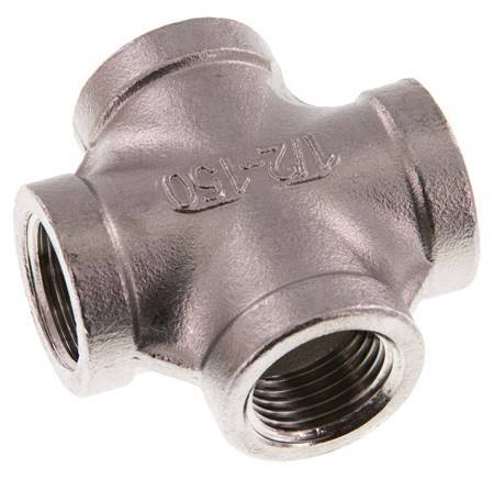 Rp 1/2'' Femenino Acero Inoxidable Cruz 16 Bar
