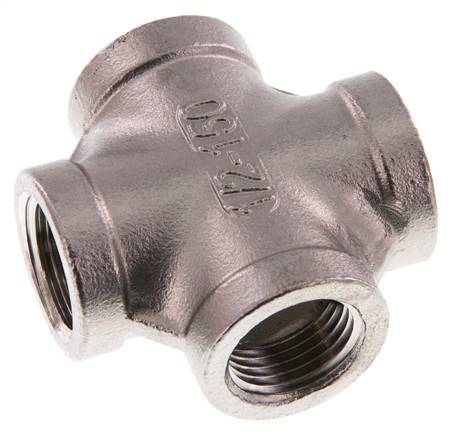 Rp 1/2'' Femenino Acero Inoxidable Cruz 16 Bar