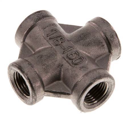 Rp 1/8'' Femenino Acero Inoxidable Cruz 16 Bar