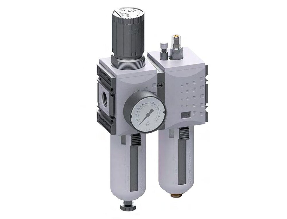 FRL 2 Partes G1/2'' 3500l/min 0.1-1.0bar/1-14psi Semiautomático Policarbonato Futura 2