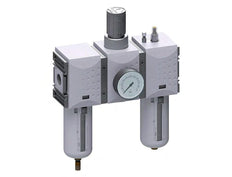 FRL 3 Partes G3/4'' 12000l/min 0.5-10.0bar/7-145psi Semi-Automático Policarbonato Futura 4