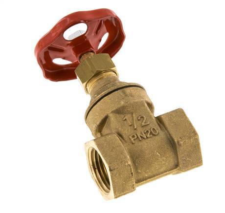 Válvula de compuerta de latón G1/2'' EPDM 20 bar - GL2BM