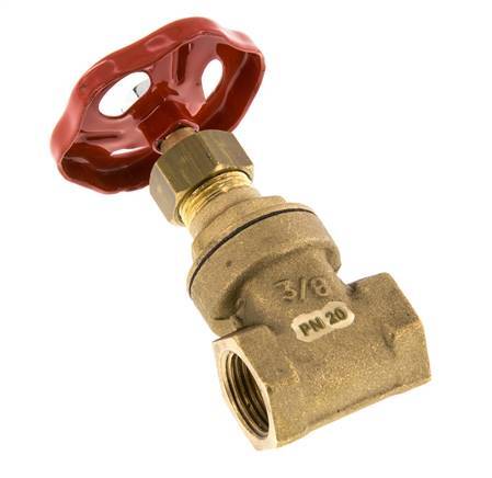Válvula de compuerta de latón G3/8'' EPDM 20 bar - GL2BM