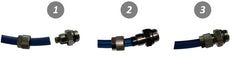 Conector recto Hembra 6/4 mm x G1/8'' de Rosca [5 piezas]