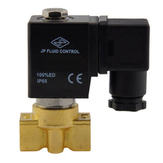 Electroválvula HP-DA 1/4'' Latón Alta Presión PTFE 4-100bar 230V AC