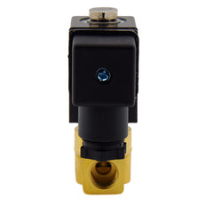 Válvula solenoide HP-DA 1/4'' latón FKM 0-75bar 12V DC
