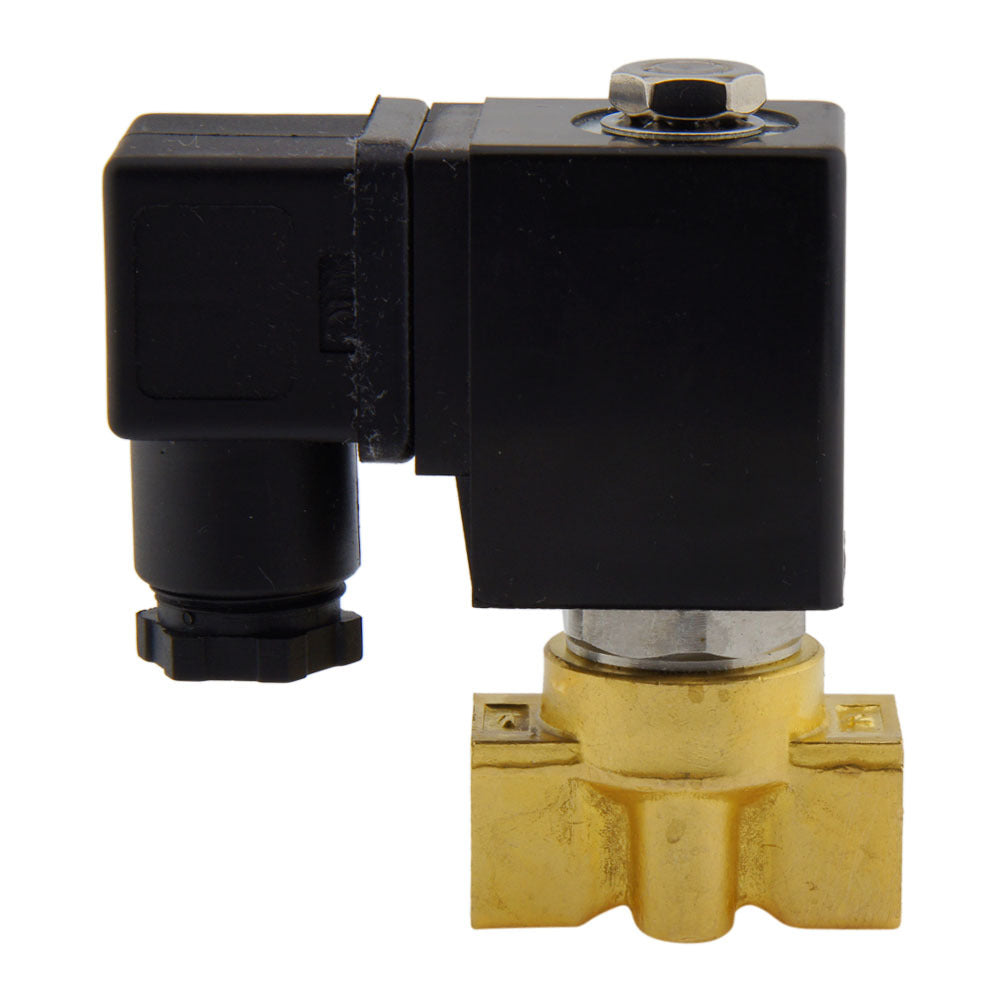 Válvula solenoide HP-DA 1/4'' latón FKM 0-75bar 12V DC