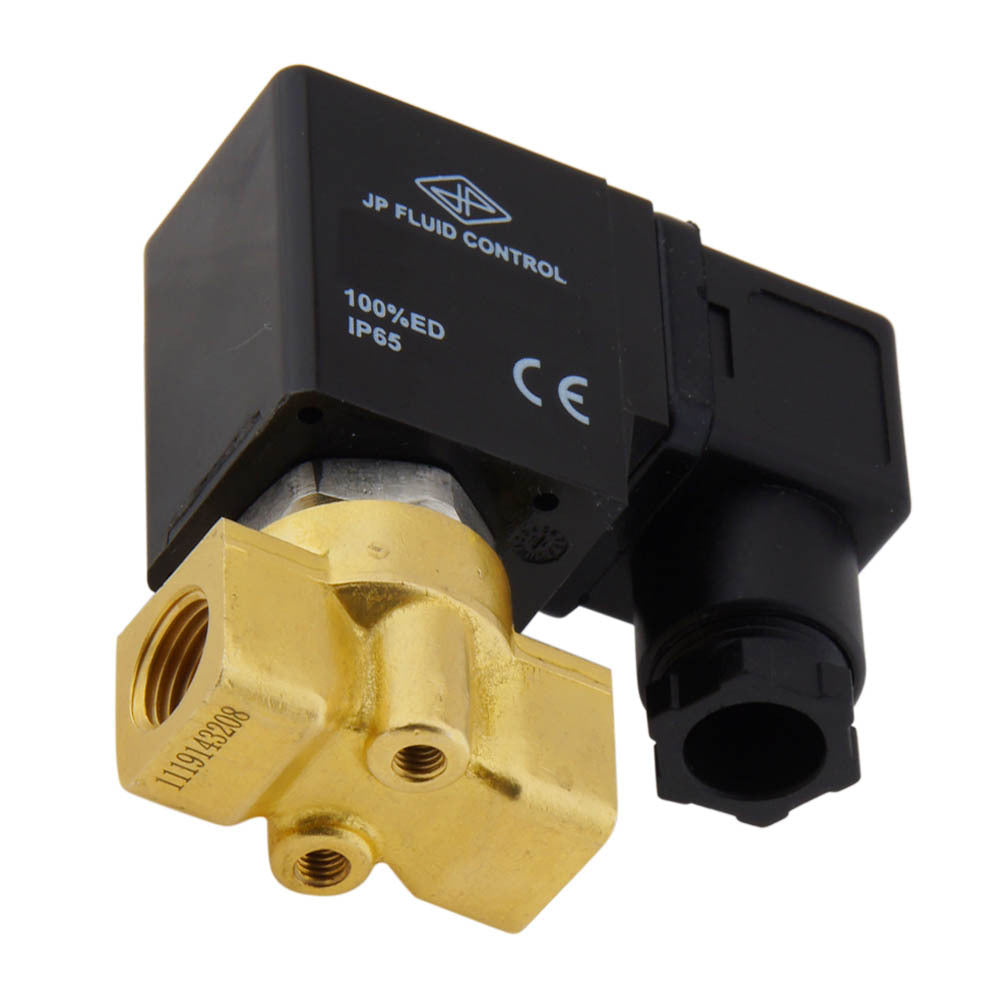 Válvula solenoide HP-DA 1/4'' latón FKM 0-75bar 12V DC