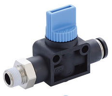 Válvula manual de cierre de 3/2 vías R3/8" - 1/4&quot