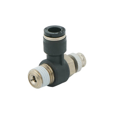 válvula de aguja neumática de codo 6mm - M5