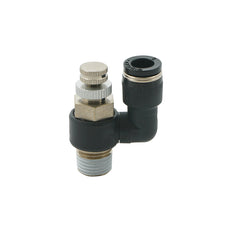 válvula de aguja neumática giratoria de 3/8" - R3/8