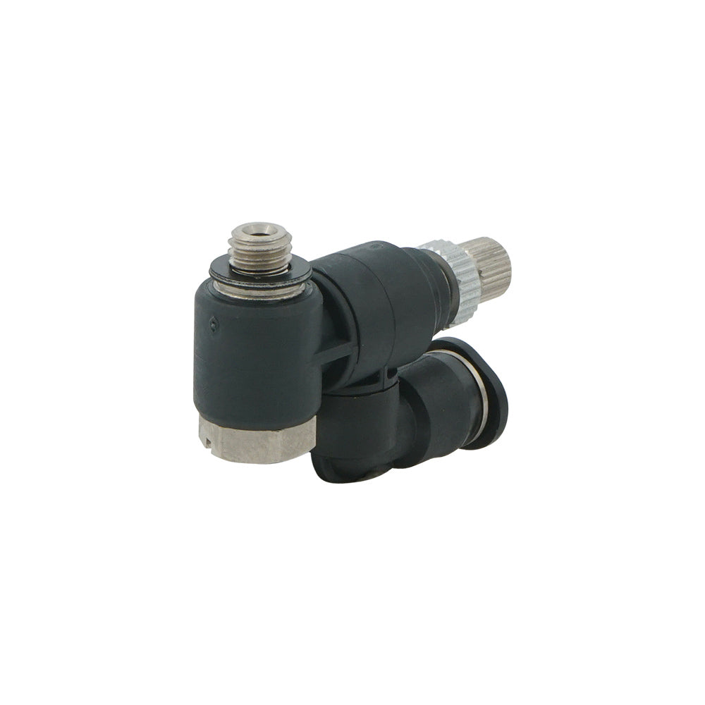 M5 - 4 Válvula reguladora de caudal universal Meter-Out