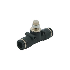 válvula reguladora de caudal de 1/4" de unión recta