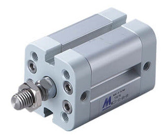 cilindro compacto de 40-50 mm con rosca macho de doble vástago MCJI