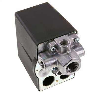 presostato para compresores de 4 a 11bar 1xG1/2'' 3xG1/4'' 400VAC | MDR-3-11-K