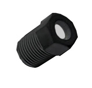 R1/8'' Silenciador de plástico negro compacto [10 piezas]