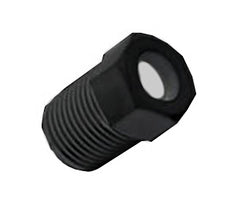 R1/8'' Silenciador de plástico negro compacto [10 piezas]
