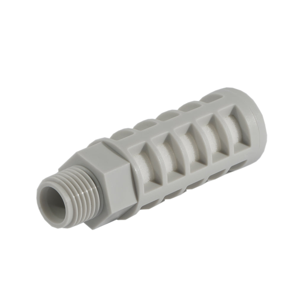 Silenciador de plástico R3/8'' blanco [2 piezas]