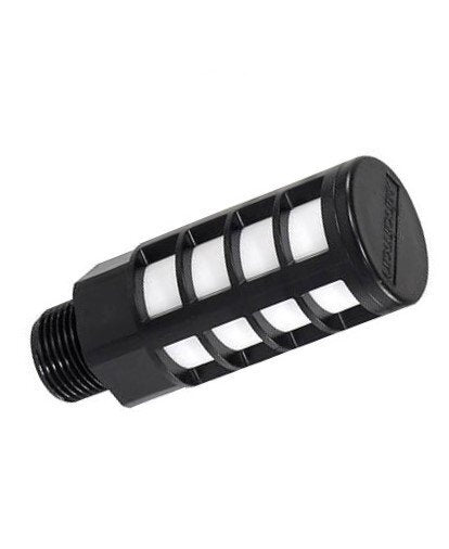 Silenciador de plástico R3/8'' negro [2 piezas]