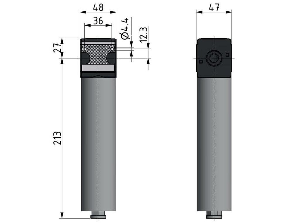 Secador de diafragma 1/4'' 123l/min Mutifix