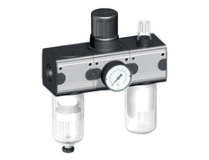 FRL 3 Partes G1/2'' 5800l/min 0.1-3.0bar/1-44psi Semi-Auto Policarbonato Multifix 2