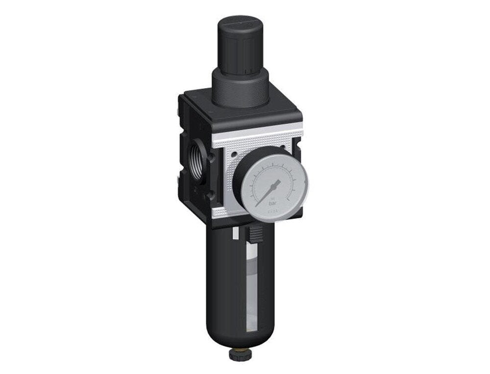Filtro-regulador G1'' 12000l/min 0.1-3.0bar/1-44psi Semi-Auto Metal Multifix 4