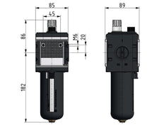Lubricador G1'' Metal Multifix 4