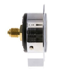 -1..0 Bar (-15..0 psi) Panel Mount Pressure Gauge Steel/Brass 50 mm Class 2.5 (Front Panel)