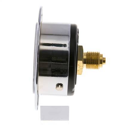 -1..0 Bar (-15..0 psi) Panel Mount Pressure Gauge Steel/Brass 50 mm Class 2.5 (Front Panel)
