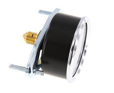 0..0.6 Bar (0..9 psi) Panel Mount Pressure Gauge Steel/Brass 63 mm Class 2.5 (Bracket)