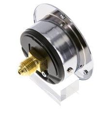 0..100 Bar (0..1450 psi) Panel Mount Pressure Gauge Steel/Brass 50 mm Class 2.5 (Front Panel)