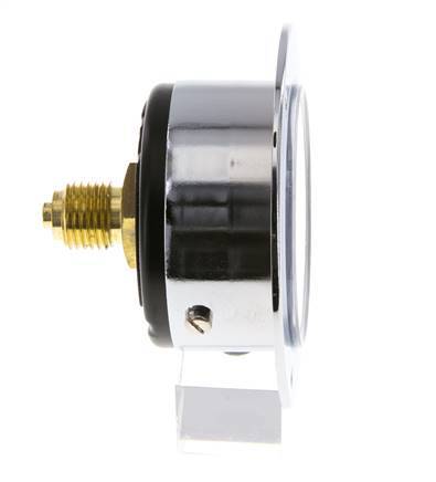 0..100 Bar (0..1450 psi) Panel Mount Pressure Gauge Steel/Brass 50 mm Class 2.5 (Front Panel)