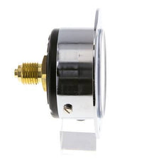0..100 Bar (0..1450 psi) Panel Mount Pressure Gauge Steel/Brass 50 mm Class 2.5 (Front Panel)