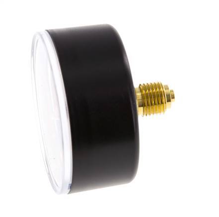 0..100 Bar (0..1450 psi) Pressure Gauge Rear Plastic/Brass 63 mm Class 2.5