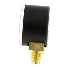 0..10 Bar (0..145 psi) Manómetro por debajo de plástico / latón 40 mm Clase 2.5