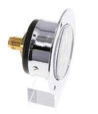 0..10 Bar (0..145 psi) Panel Mount Pressure Gauge Steel/Brass 40 mm Class 2.5 (Front Panel)
