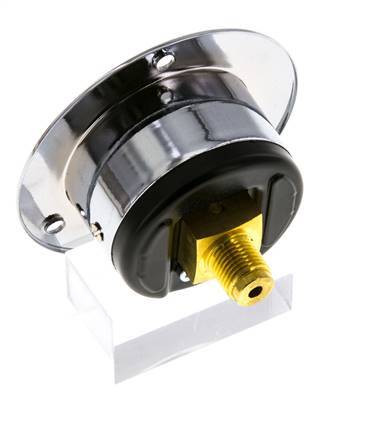0..1 Bar (0..15 psi) Panel Mount Pressure Gauge Steel/Brass 40 mm Class 2.5 (Front Panel)