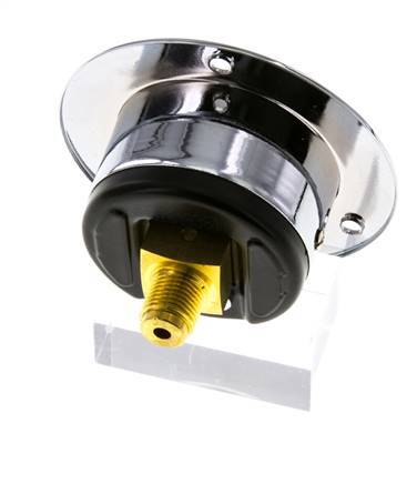 0..1 Bar (0..15 psi) Panel Mount Pressure Gauge Steel/Brass 40 mm Class 2.5 (Front Panel)