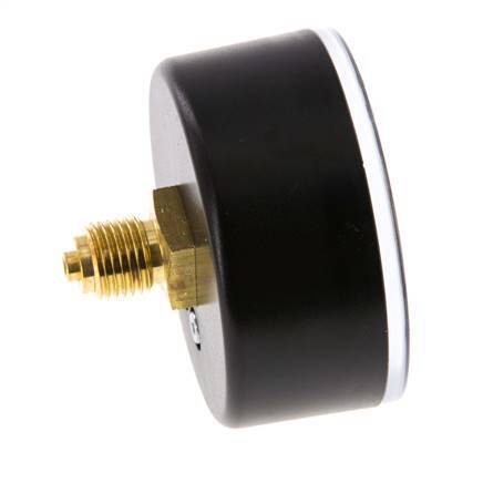 0..160 Bar (0..2321 psi) Pressure Gauge Rear Plastic/Brass 63 mm Class 2.5