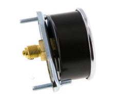 0..160 Bar (0..2321 psi) Panel Mount Pressure Gauge Steel/Brass 63 mm Class 2.5 (Bracket)