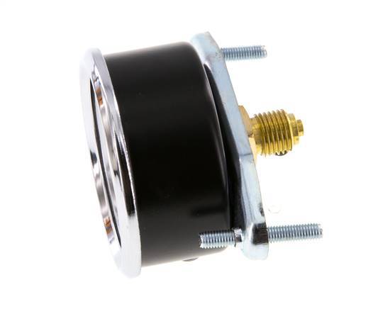 0..160 Bar (0..2321 psi) Panel Mount Pressure Gauge Steel/Brass 63 mm Class 2.5 (Bracket)
