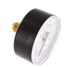 0..1 Bar (0..15 psi) Pressure Gauge Rear Plastic/Brass 63 mm Class 2.5
