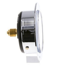 0..1 Bar (0..15 psi) Panel Mount Pressure Gauge Steel/Brass 63 mm Class 2.5 (Front Panel)