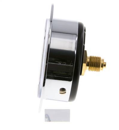 0..1 Bar (0..15 psi) Panel Mount Pressure Gauge Steel/Brass 63 mm Class 2.5 (Front Panel)