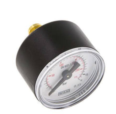0..16 Bar (0..232 psi) Manómetro Plástico trasero / latón 40 mm Clase 2.5