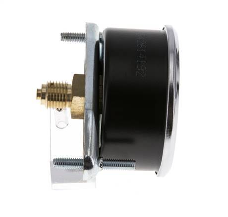 0..16 Bar (0..232 psi) Panel Mount Pressure Gauge Steel/Brass 63 mm Class 2.5 (Bracket)