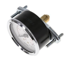 0..16 Bar (0..232 psi) Panel Mount Pressure Gauge Steel/Brass 63 mm Class 2.5 (Bracket)