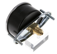 0..16 Bar (0..232 psi) Panel Mount Pressure Gauge Steel/Brass 63 mm Class 2.5 (Bracket)